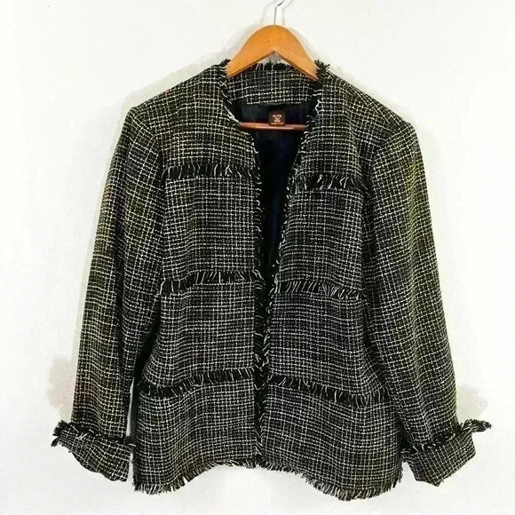 Multiples tweed fringe jacket - Picture 1 of 4